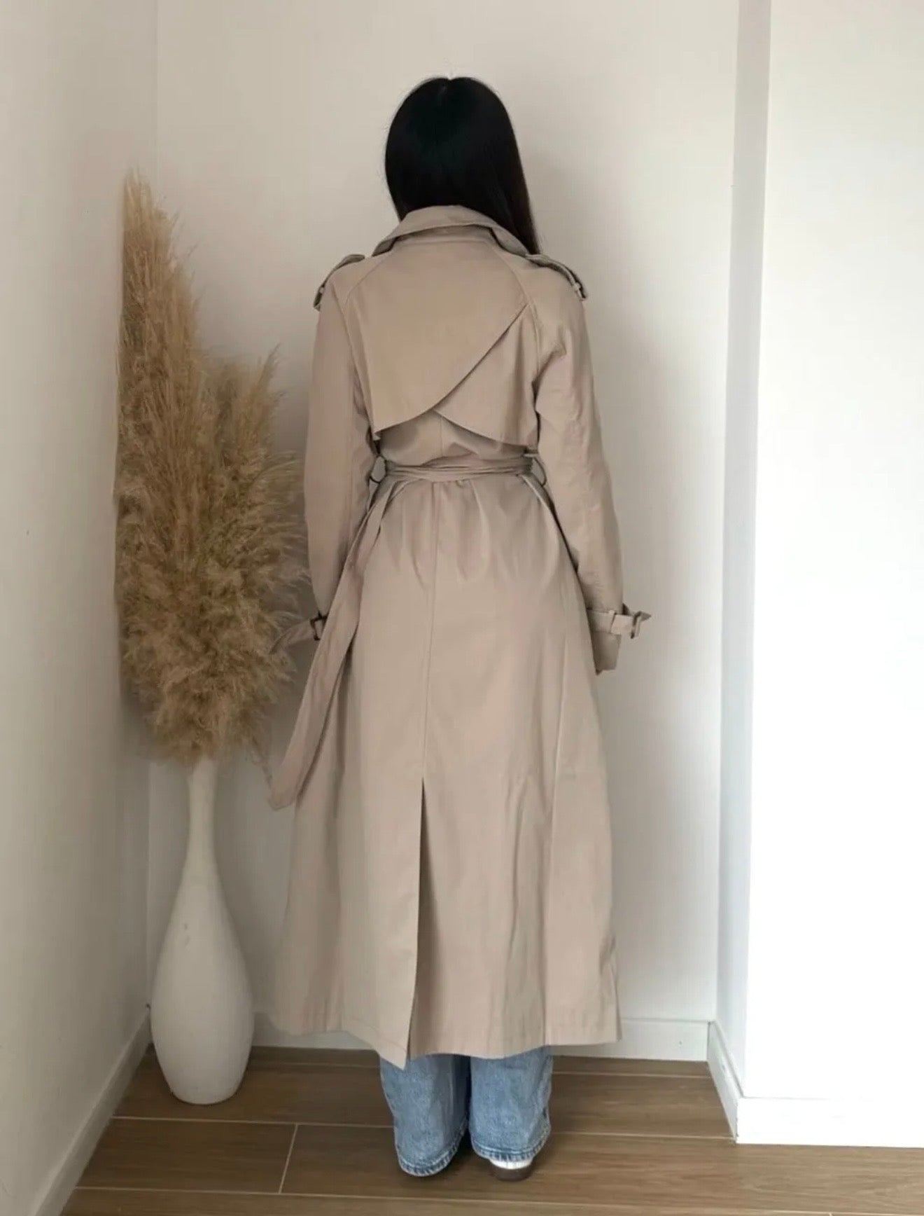 Long trenchcoat beige
