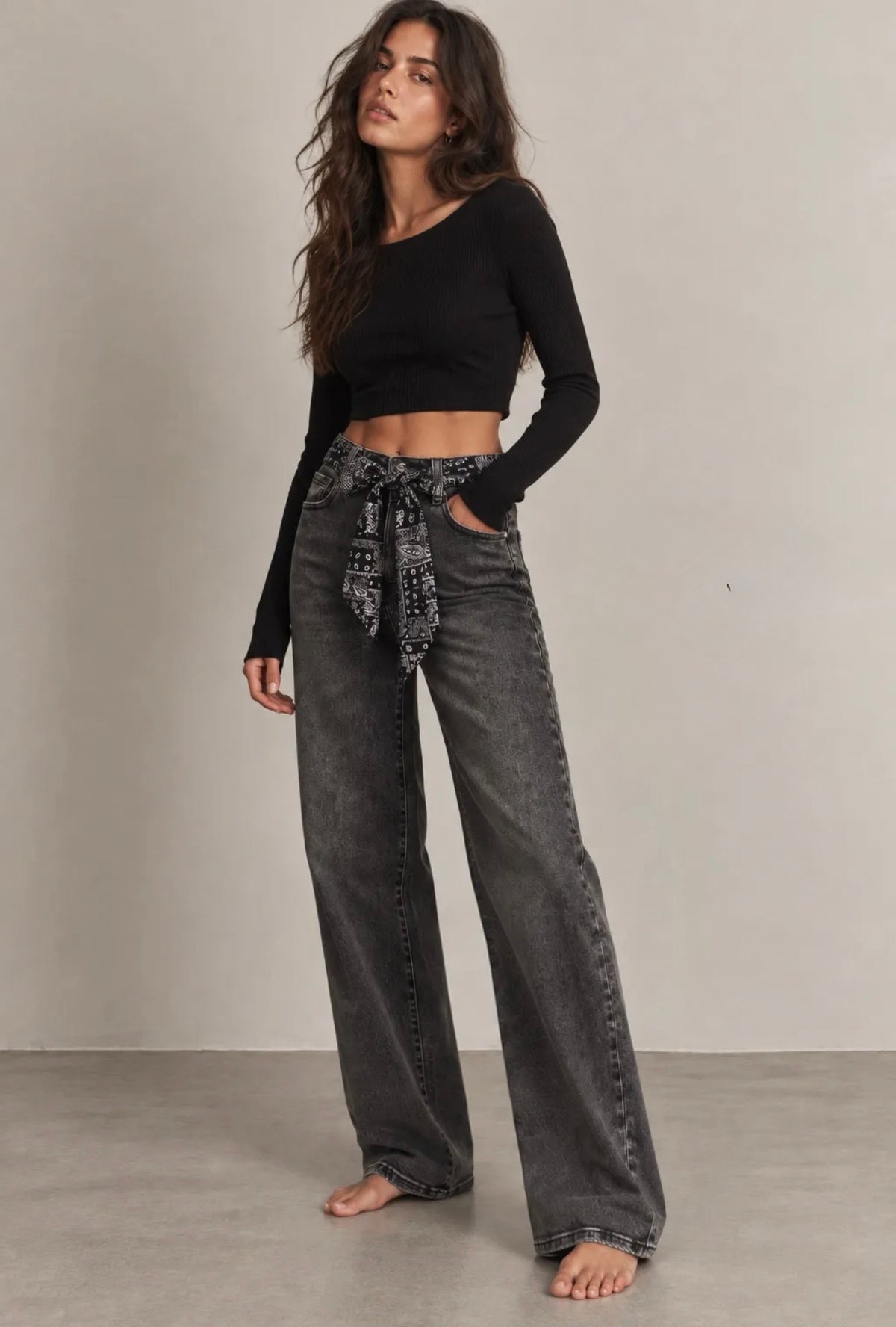 Naïla jeans grey