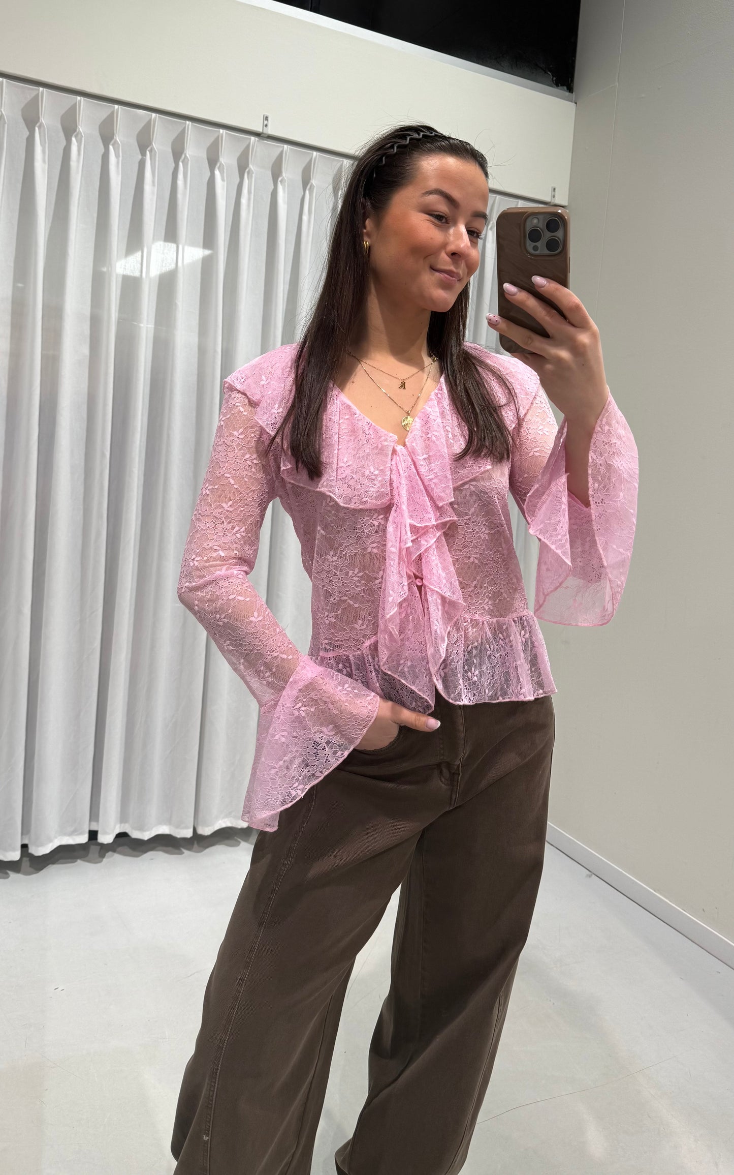 Amina top pink
