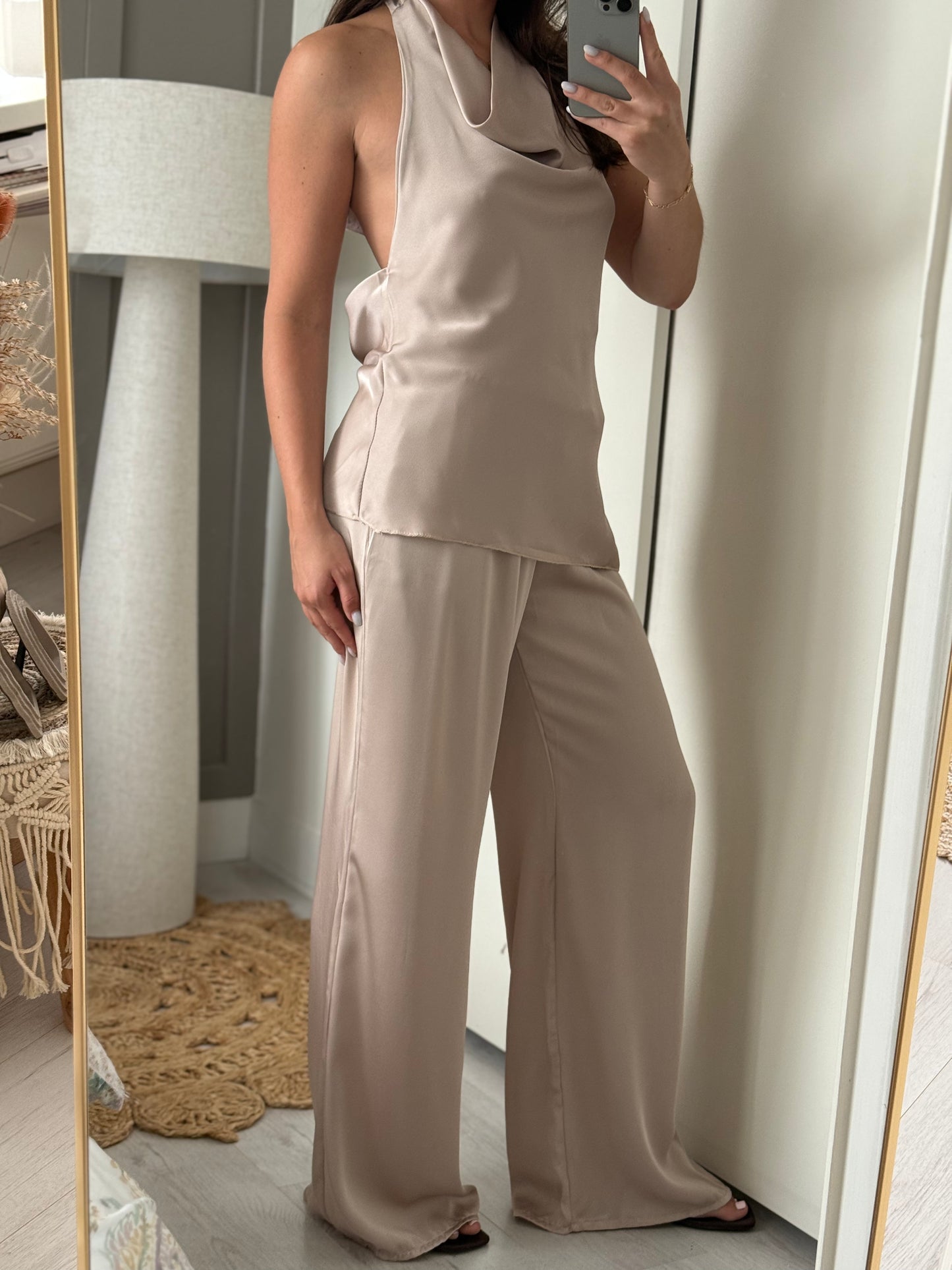 Livia 2-piece set beige