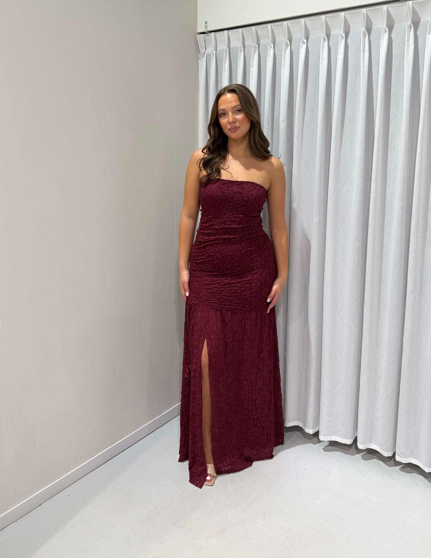 Milou dress burgundy