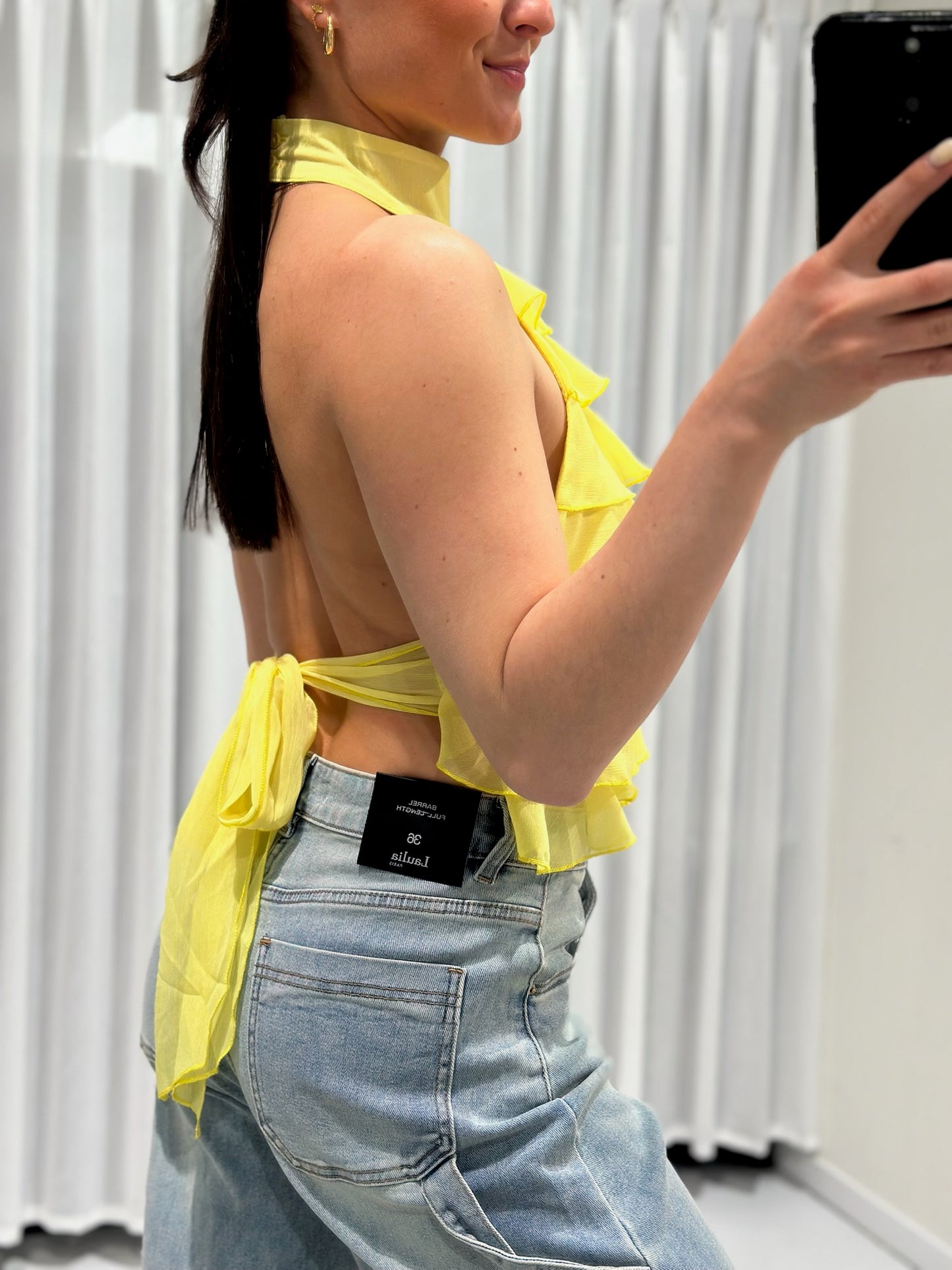 Linda top yellow