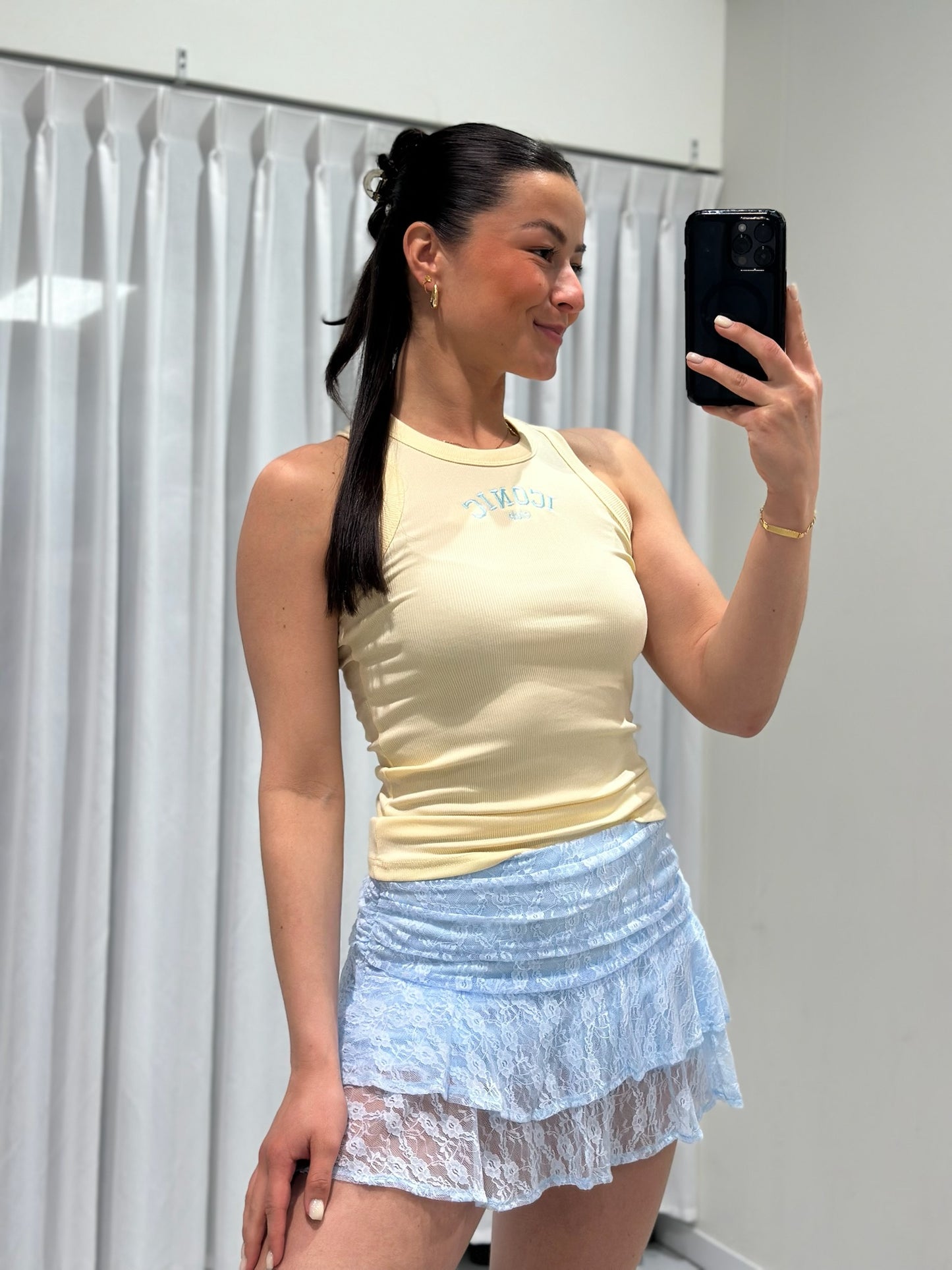 Tess skort blue