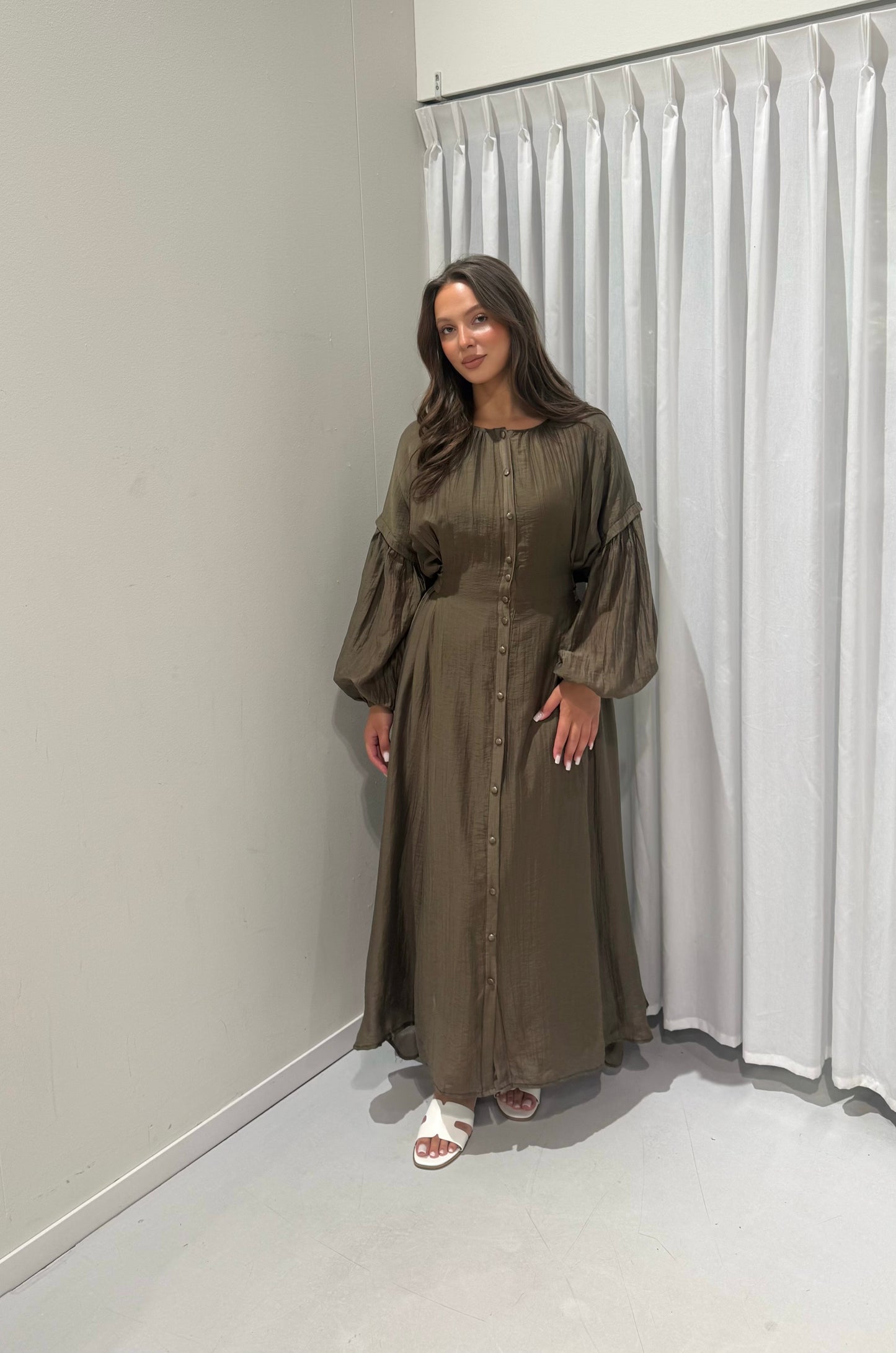 Mika dress brown