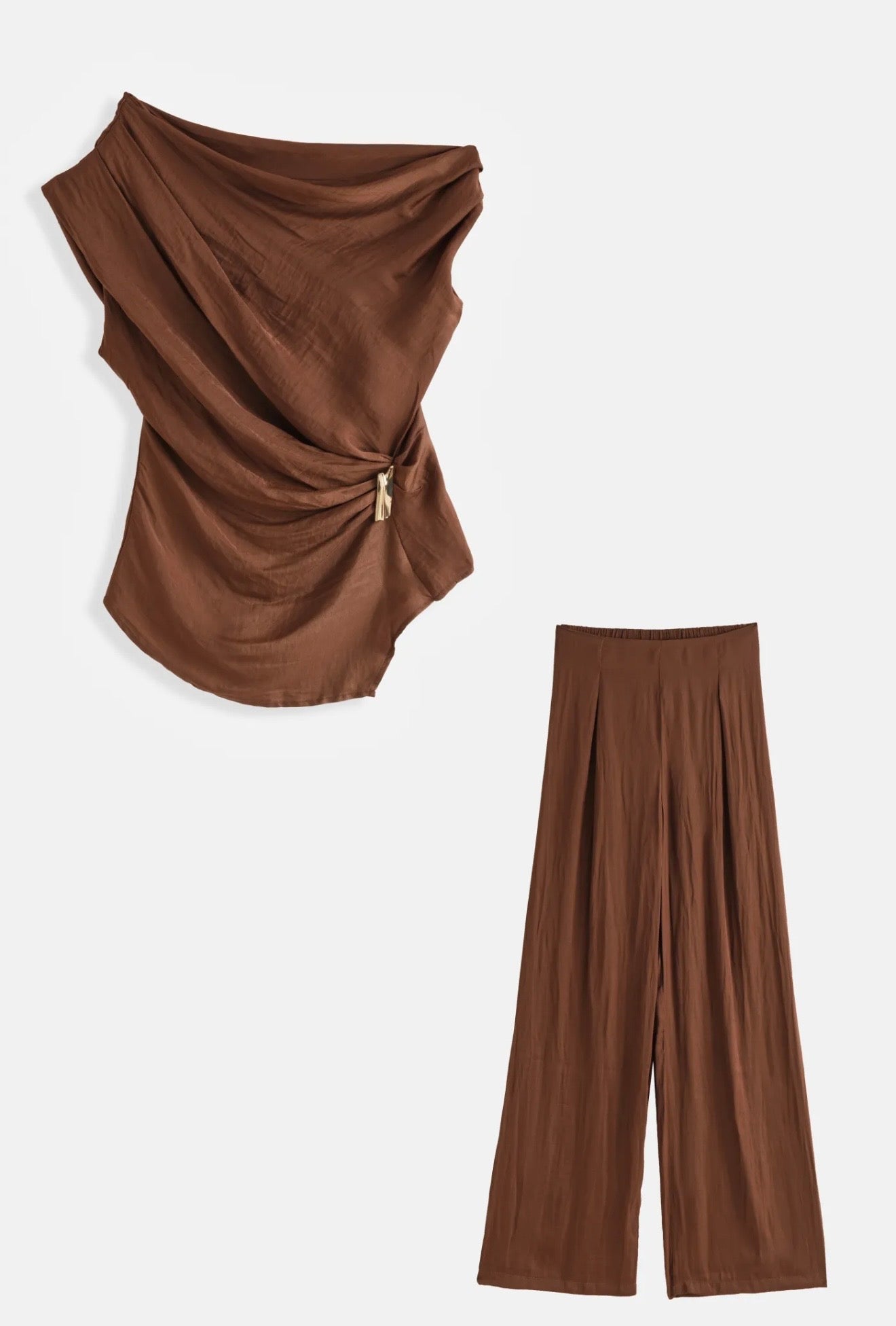 Dominique set brown