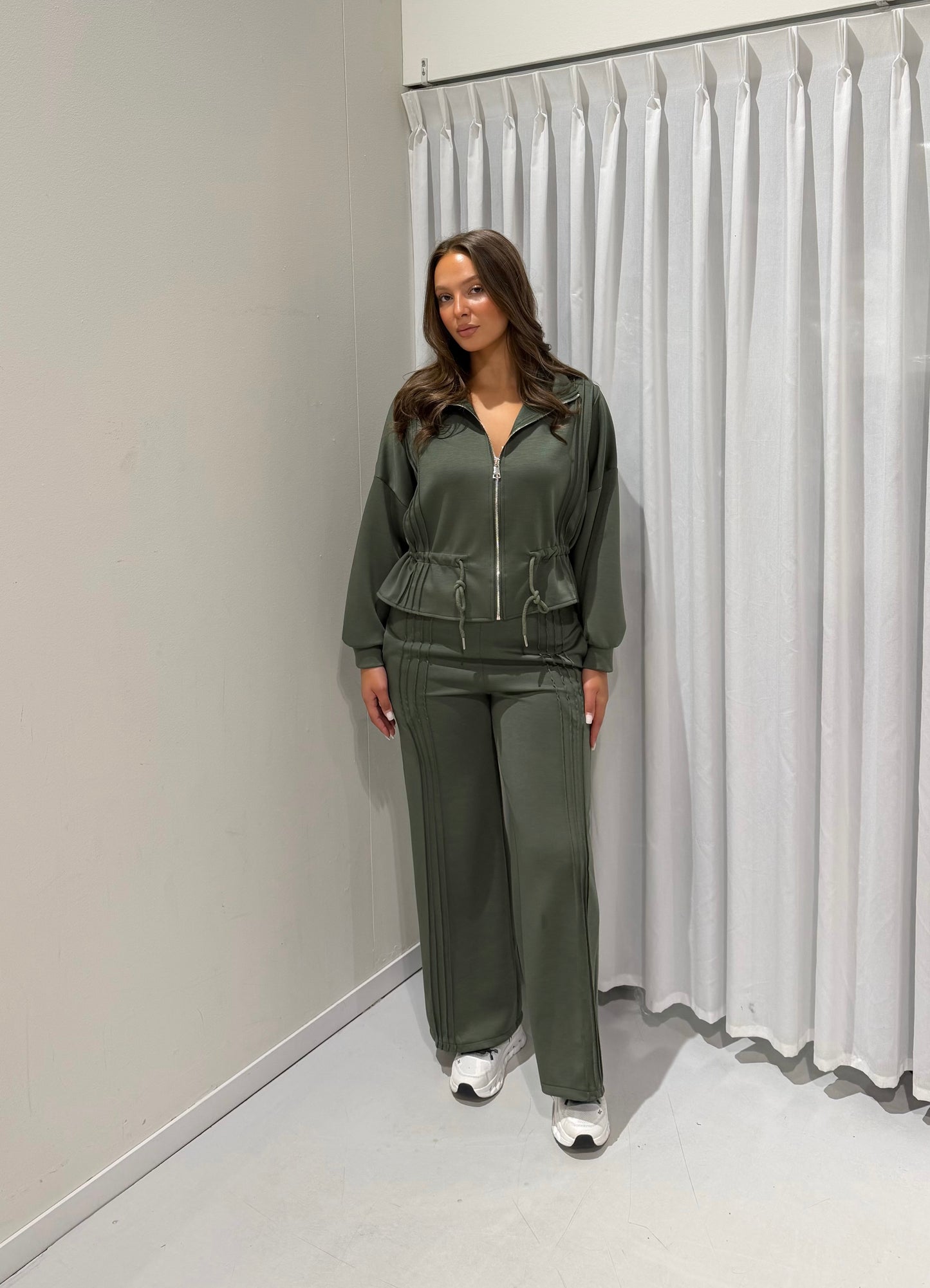 Anneke 2 piece set green
