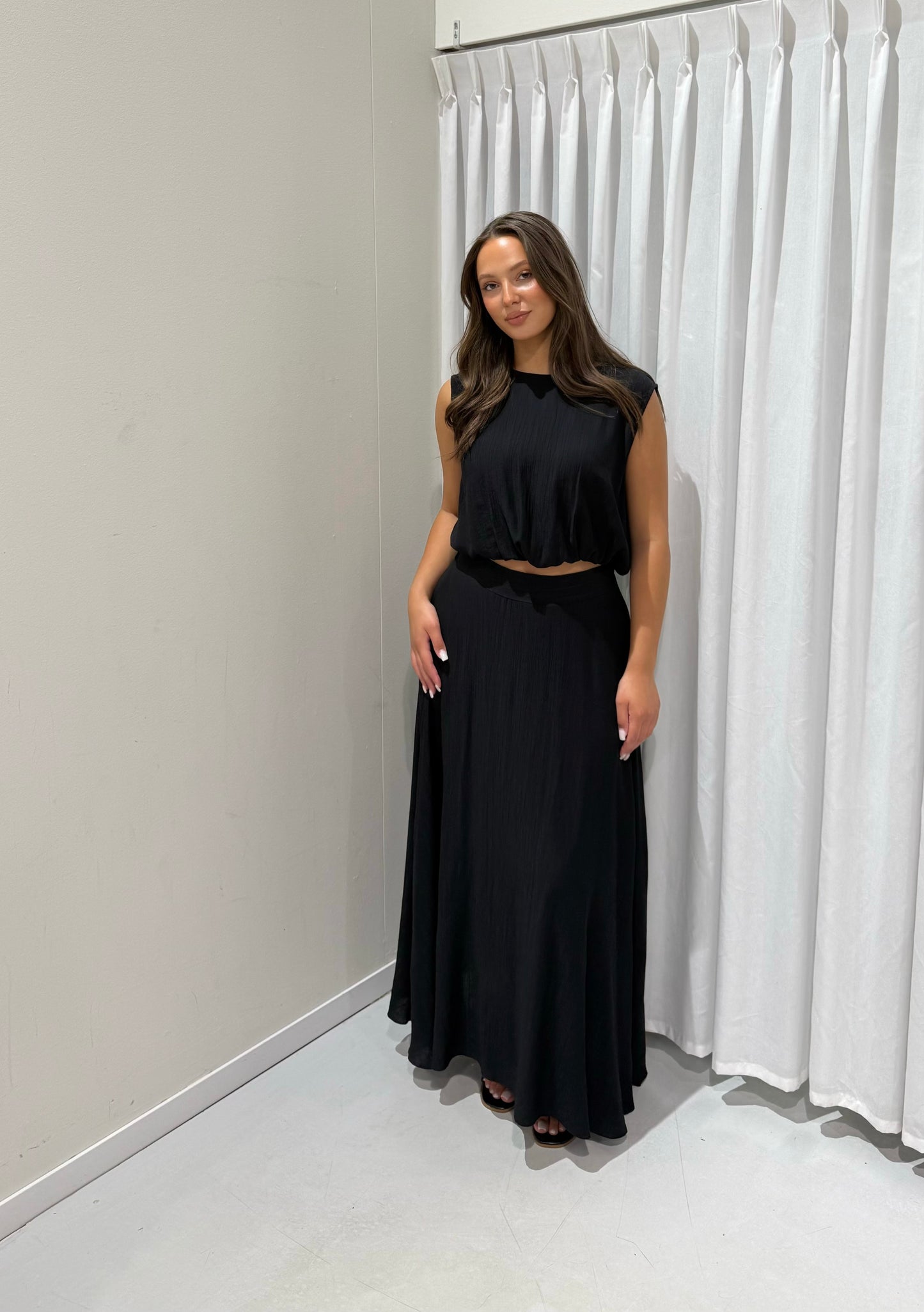 Sara 2 piece set black