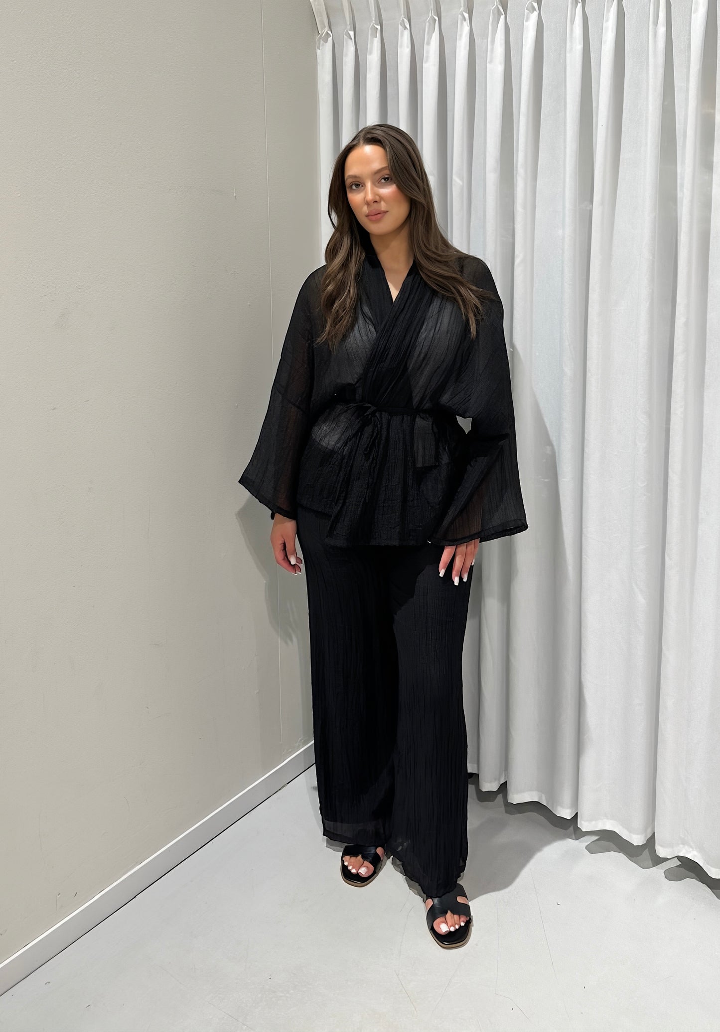 Ruby 2 piece set black