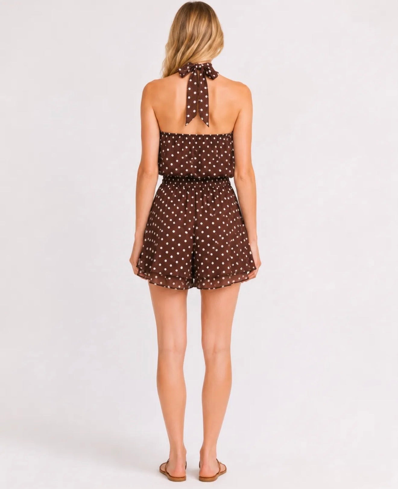 Lotte playsuit brown