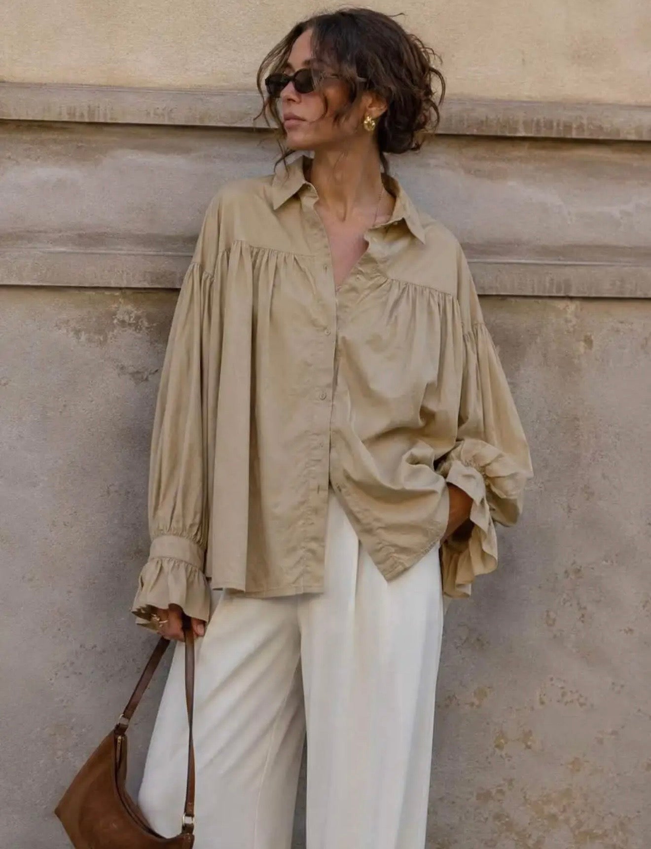 Beyonce blouse beige