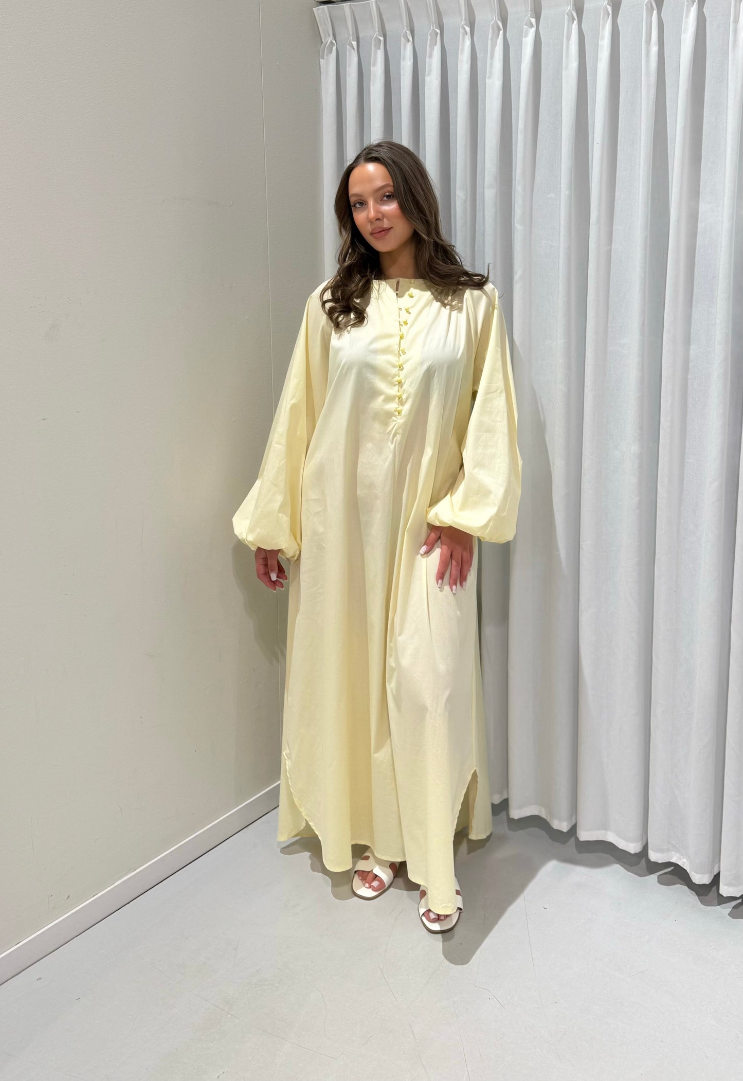 Riffi dress yellow