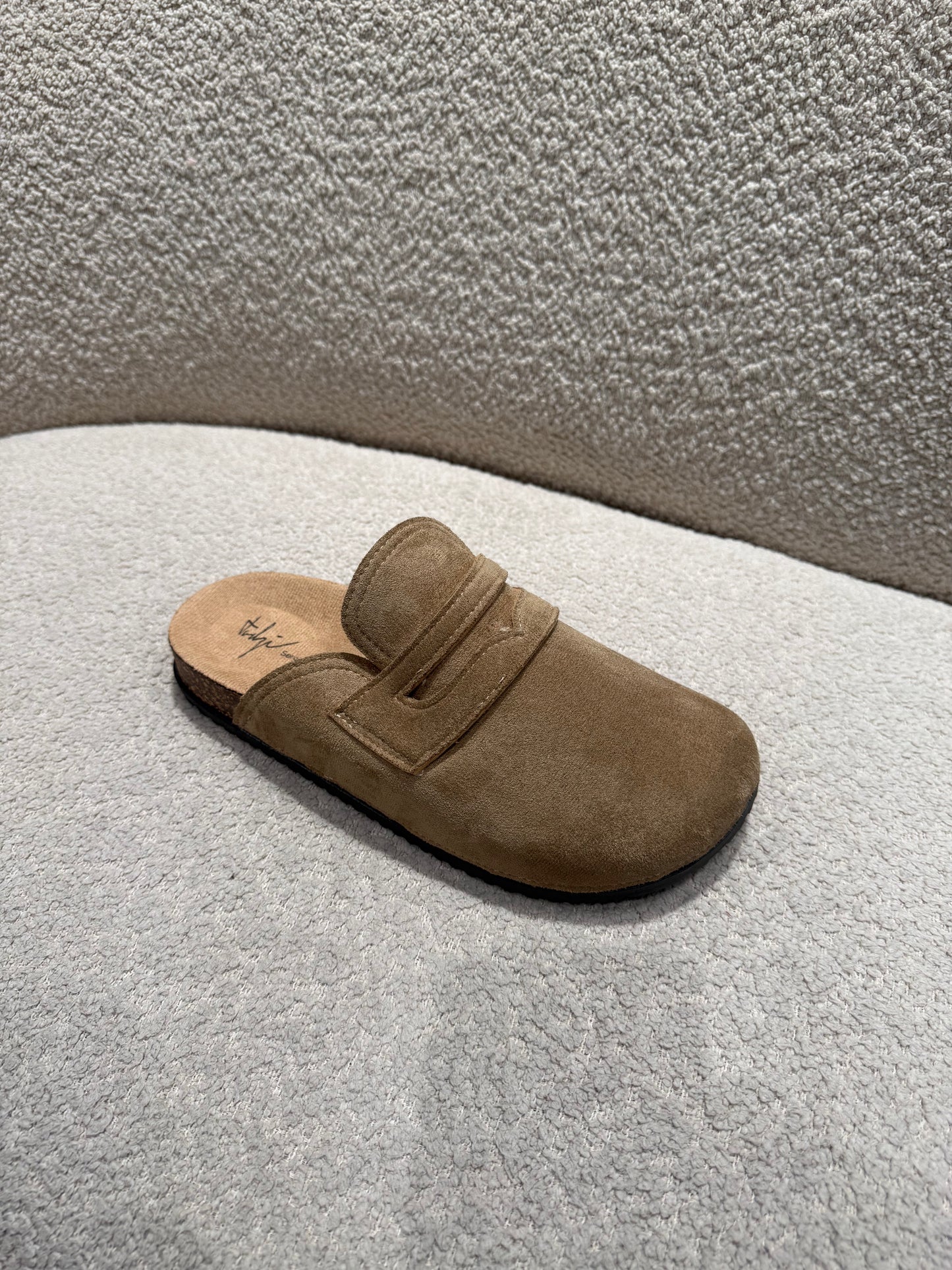 Lieke mules khaki
