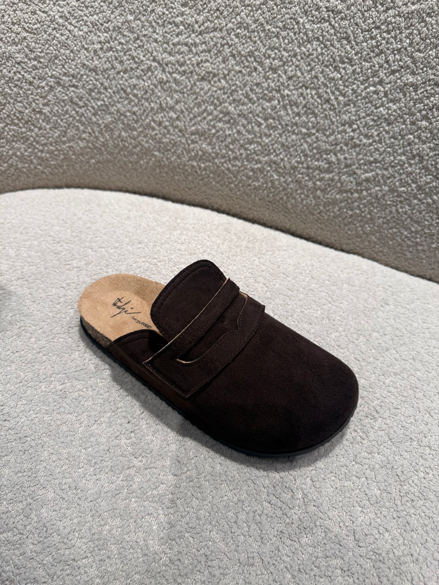 Lieke mules brown