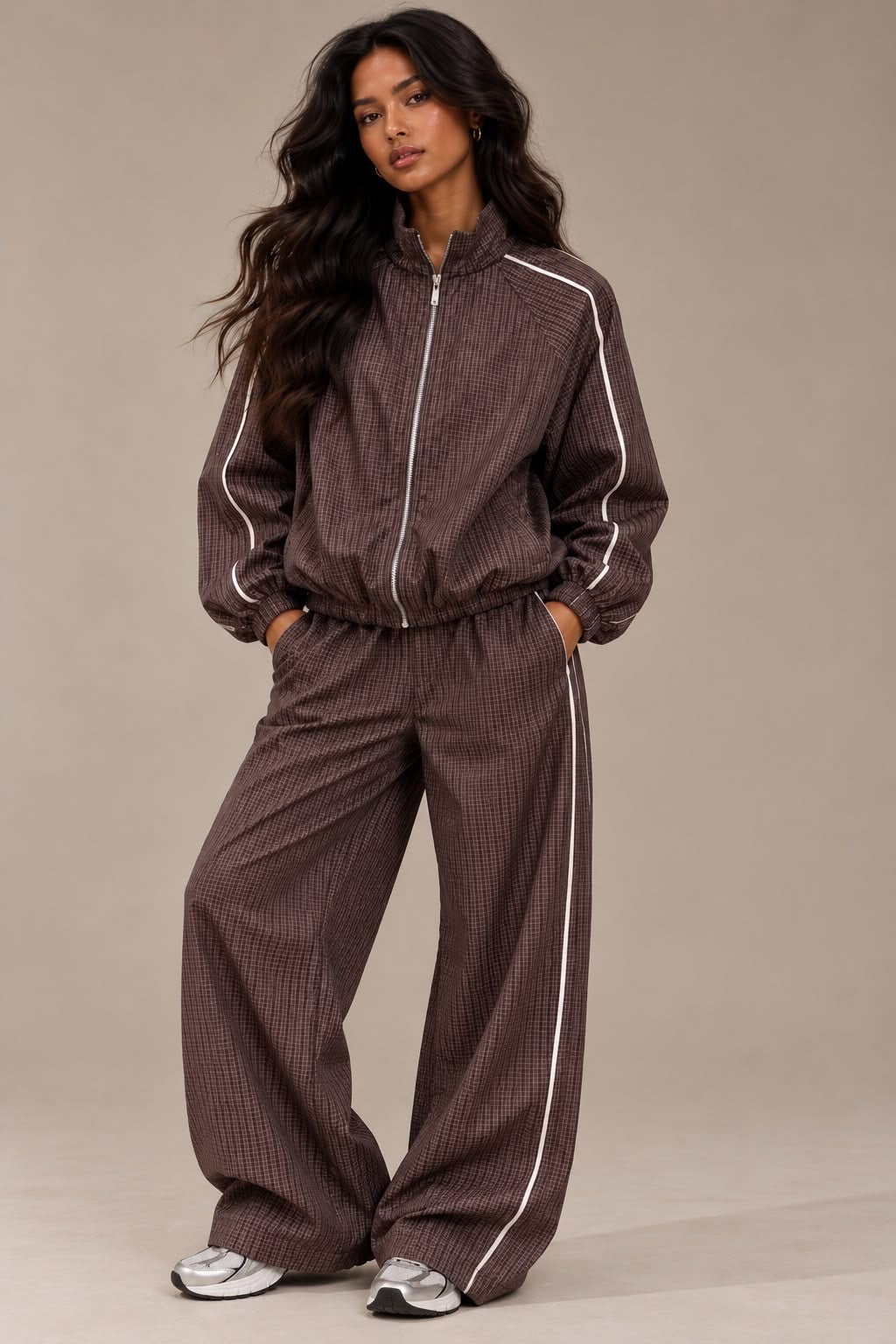 Ayla 2-piece set brown