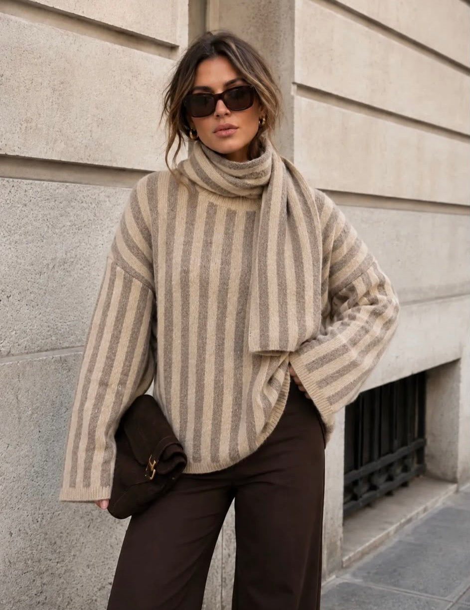 Uma trui beige
