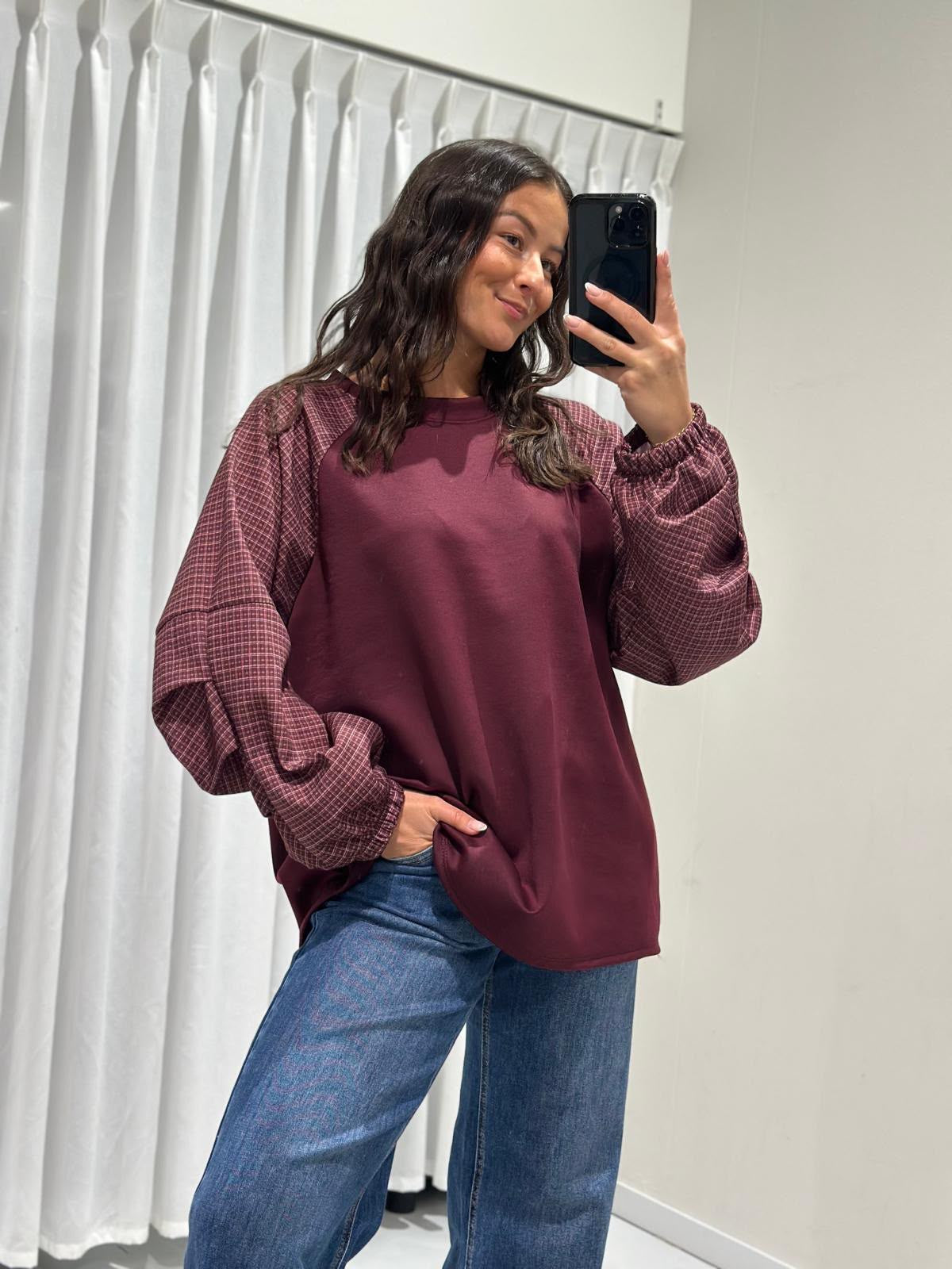Urfi sweatshirt burgundy