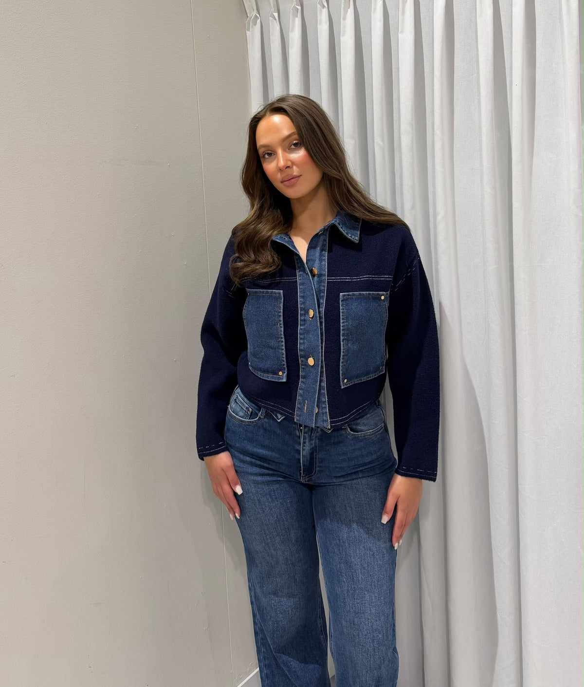Marleen vest blue