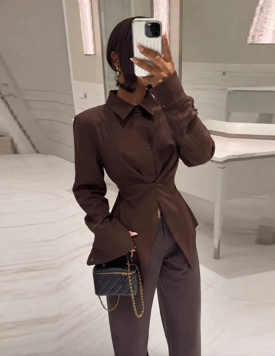 Bobby blouse brown