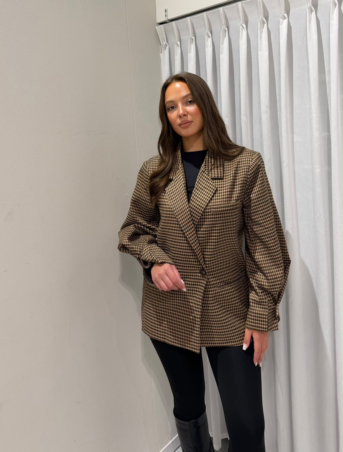 Victoria blazer brown (PRE-ORDER)