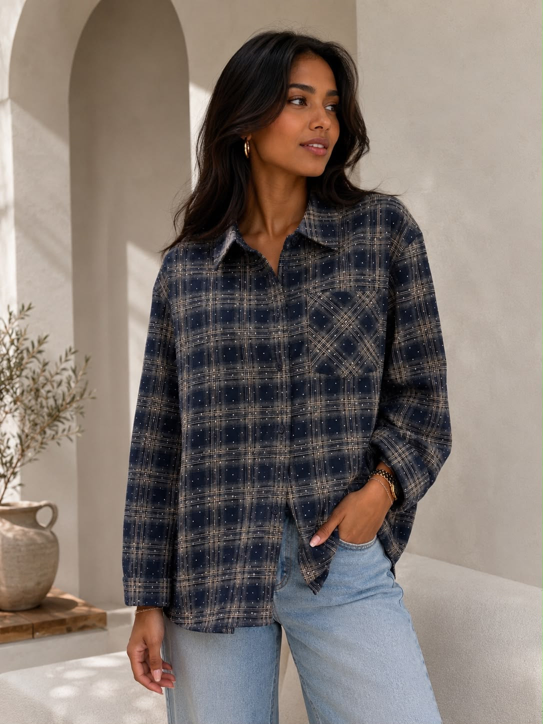 Adele blouse blue