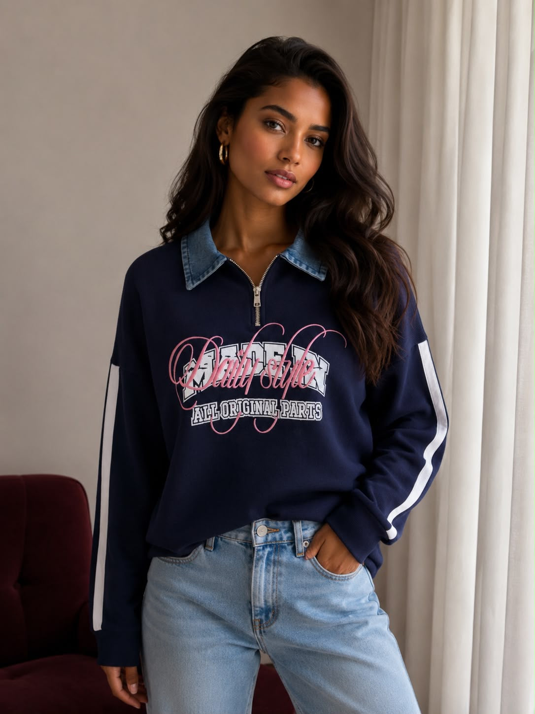 Rosalie trui blue