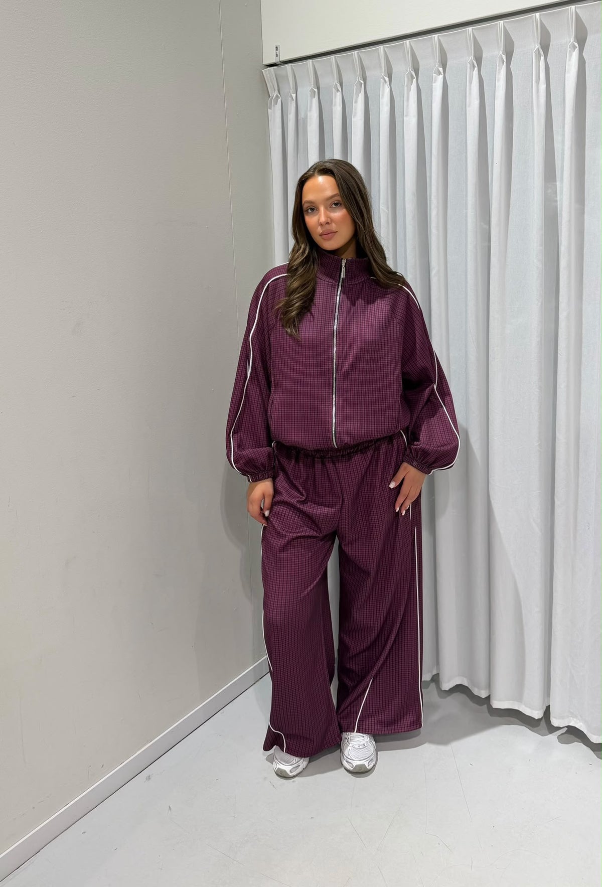 Imani 2 piece set burgundy