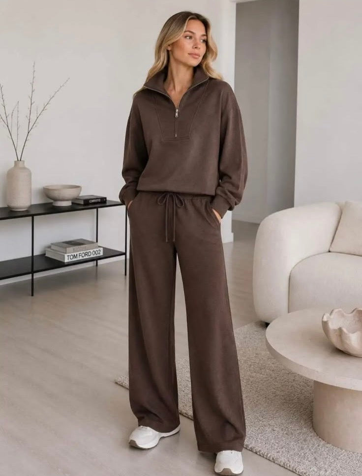 Tara 2 piece set brown