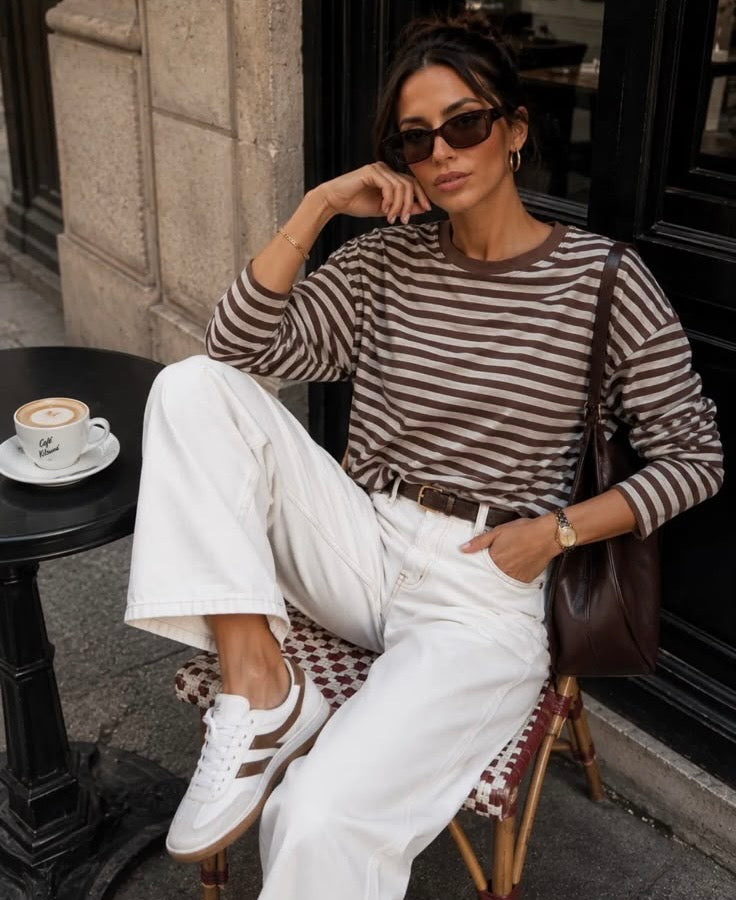 Lara top brown